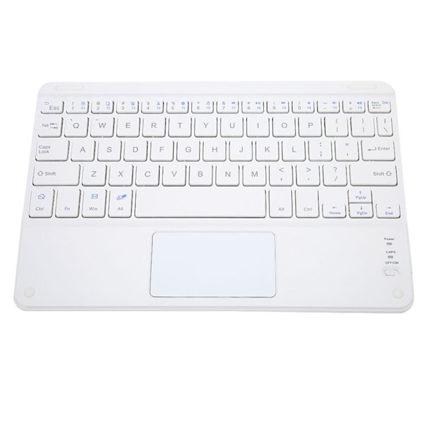 Bærbar 9in Bluetooth Touchpad-tastatur Saksdesign Ultra Slim Bluetooth-tastatur