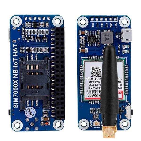 NBIot eMTC/EDGe  GPRsGNSS Utvidelseskort for Raspberry Pi 3 Modell B+