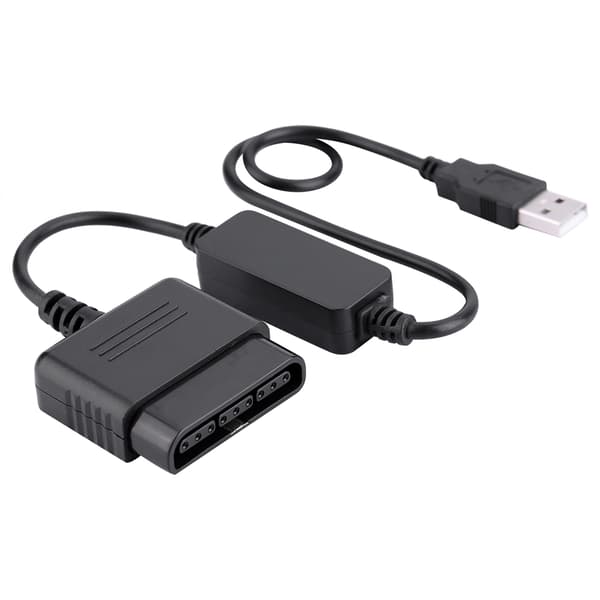 For PS2 til for PS3 PC spillkontroller Joystick til USB-konverteradapter for PlayStation2