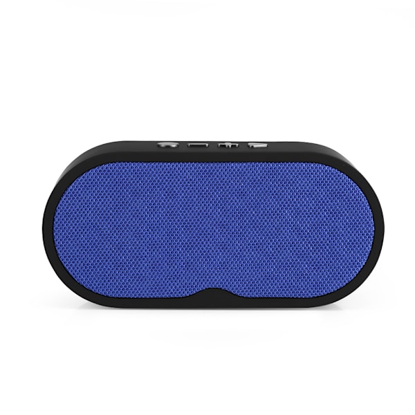 Mini bärbar Bluetooth-högtalare Stereo Subwoofer Musikspelare Canvas Mesh Surface Blå
