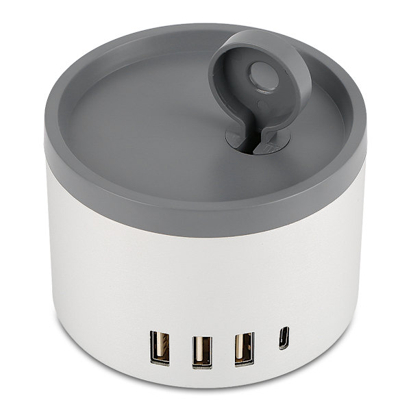 4 USB-porttia ja 1 Type C -latausasema telineellä, 2,4 A lähtö