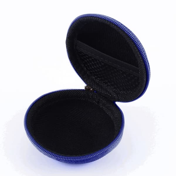 Fargerik Mini Earphone Hodetelefon Earbud Bære Oppbevaringspose Veske Hard Case
