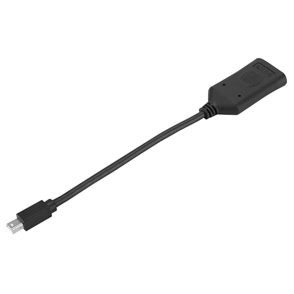 Cabledeconn 23cm Mini DP til HDMI Adapter Konverterkabel for DisplayPort 1.2