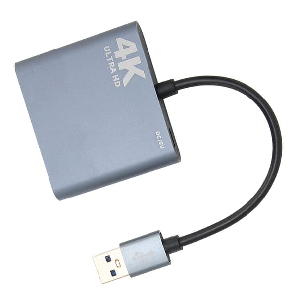 Lyd- og videoopptakskort 4K 1080P USB 3.0 til HD Multimedia Interface Spill Capture Card