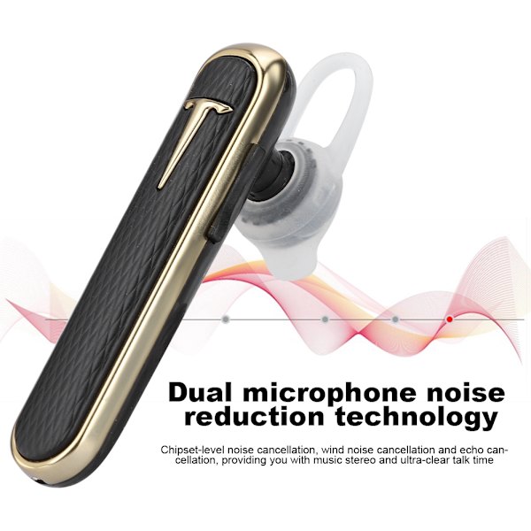 Mini Stereo Trådlösa In-Ear Headset Handsfree Hörlurar Kompatibel med Bluetooth