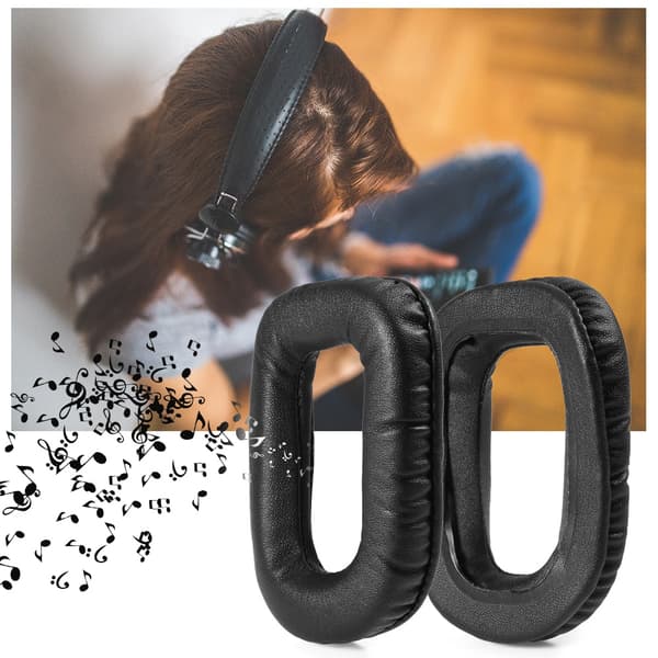 Bløde skumørepude-erstatninger til Logitech G35/ G930/ G430/ F450-headset
