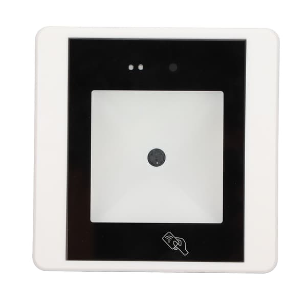 Streckkodsläsare Multipurpose Desktop 1D 2D QR Streckkodsläsare Access Control Card Scanner IC ID ReaderR35C Vit