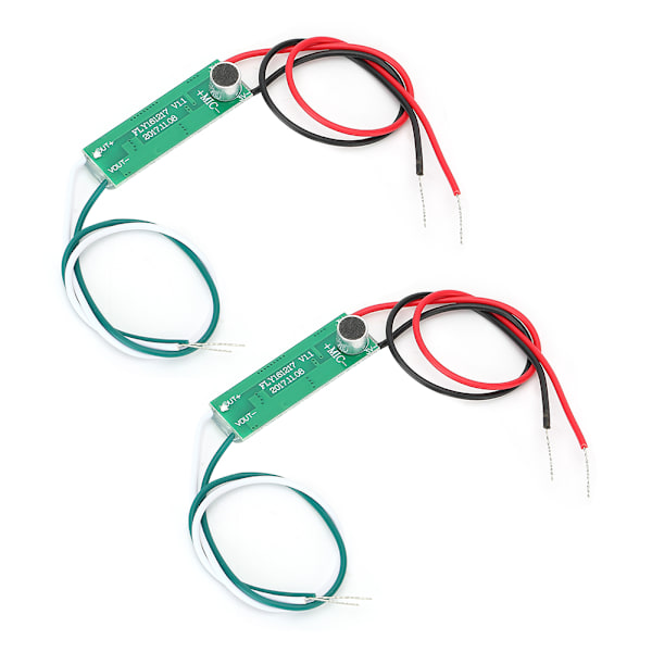 2 st röststyrning 5 sekunder handklapp interaktion trigger timing DIY modul tillbehör