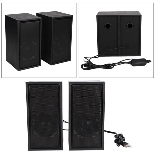 Stereo Multimedia Søjle Jern Net USB Desktop Bærbar PC Computer Kablet Højttaler