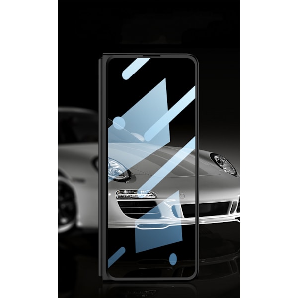 Samsung Galaxy Z Fold 4 -kotelo, jossa jalusta, saranasuoja, näytönsuoja, ohut, kevyt, mattapintainen PC-kuorikotelo