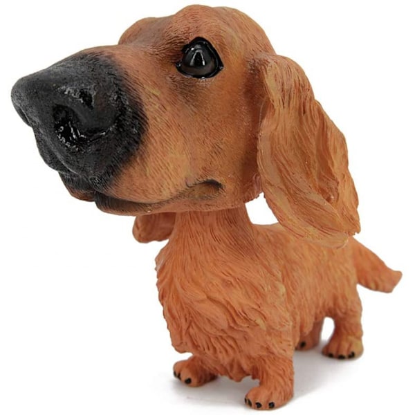 Bobble Head Hunde Bobbing Hoveder Bil Dash Hvalp Bil Dekoration (Gravhund)