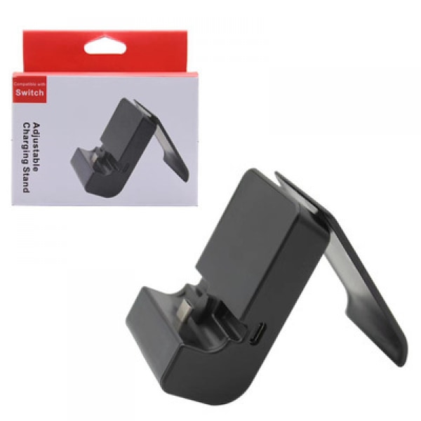 Nintendos Switch-holder, Nintendo Switch og Nintendo Switch Lite/LED-ladestasjon, Nintendos bærbare Switch-justerbare ladestasjon