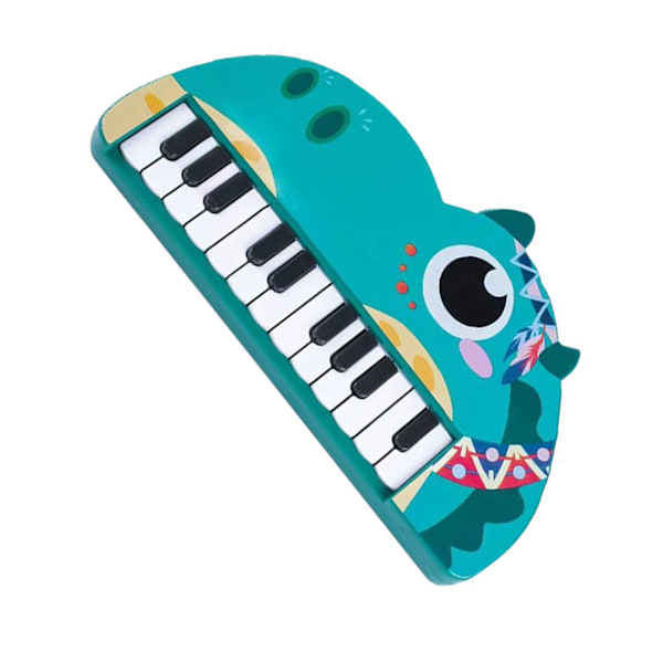 Piano Keyboard för barn Cartoon 22 tangenter Tidig pedagogisk djur Toddler elektroniska piano leksaker Dinosaur Style