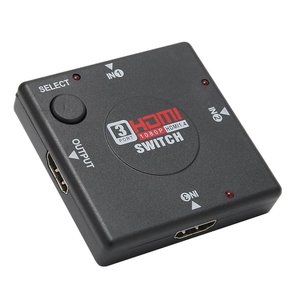 Switcher 3 in 1 Out High Definition Multimedia Interface Audio Converter Signal Splitter