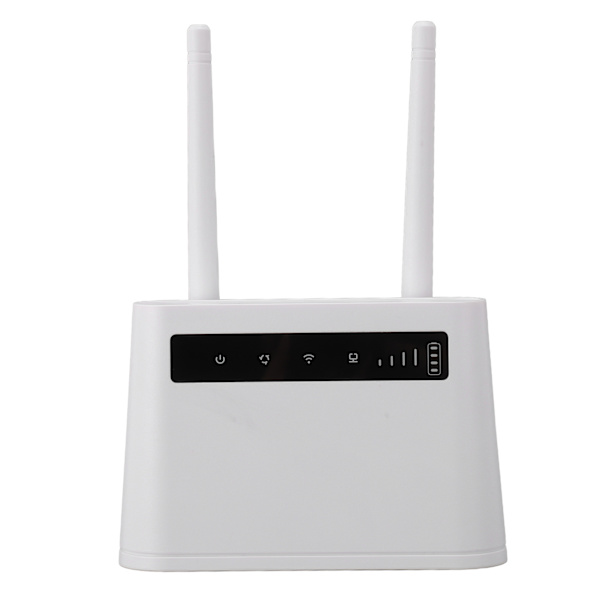 Trådlös WiFi-router för asiatiskt 4G SIM-kort Router 300Mbps Smart Home Internet Router med 2 5dBi High Gain-antenner 100‑240V