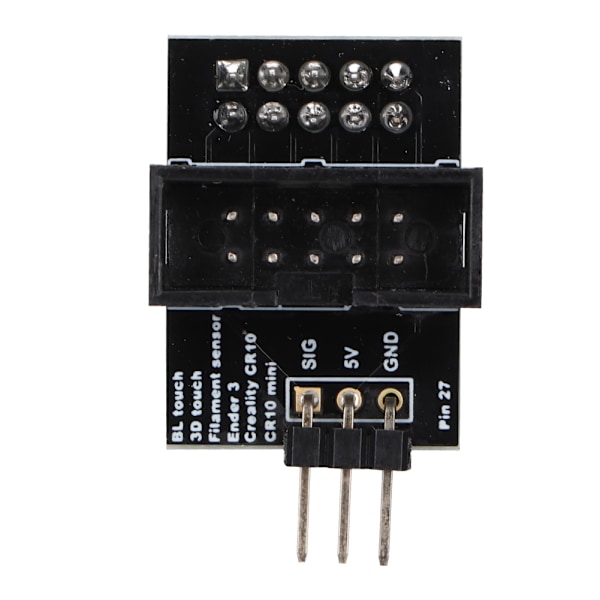 CR-10 / för Ender 3 Pin 27 Adapterkort för BLTouch Filament Sensor Svart 3D-skrivartillbehör