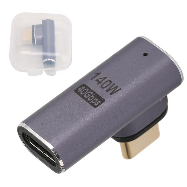 Magnetisk USB C-adapter 140W PD Snabbladdning 8K Skärmgjutning Videoöverföring 24Pins Typ C-kontakt