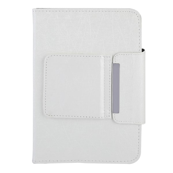 7''-7.9'' Tablet Universal PU Suojakuori Kotelo   Bluetooth-näppäimistö (Valkoinen kotelo  näppäimistö)