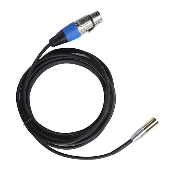 Mini XLR 3-polet han til 3-polet hun lydkabel til Canon kameramikrofonkabel 1 m / 3,3 fod