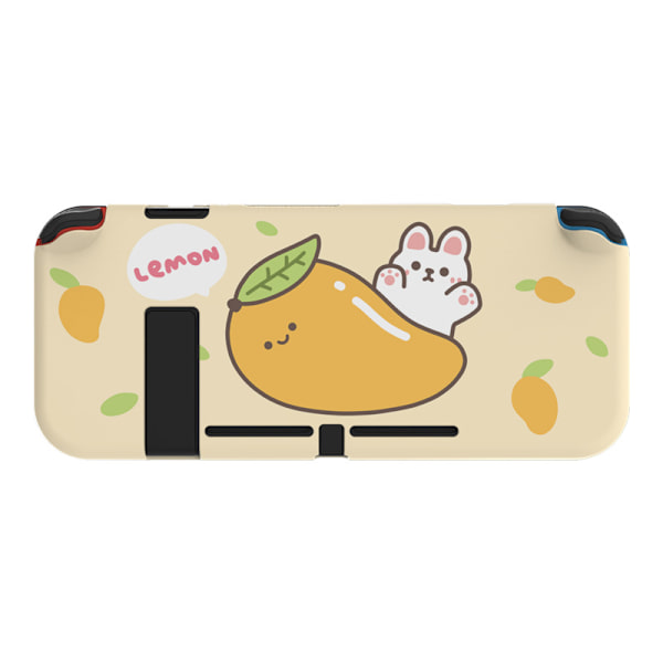 Dokkbar beskyttende deksel for Nintendo Switch, myk TPU-slank deksel for NS-konsoll og Joy-Con-kontrollere