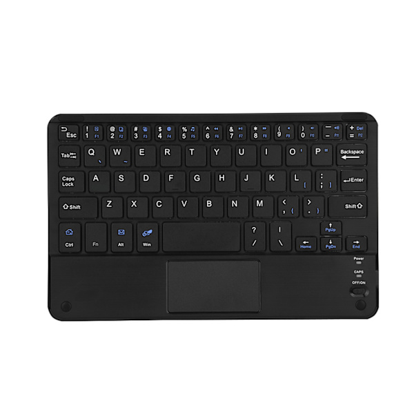 UltraSlim Mini trådløst Bluetooth-tastatur med berøringsplate for Windows PC Android-nettbrett