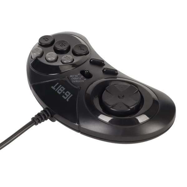 for Sega Controller 9 Pin 16Bit Mini Håndholdt Ergonomisk Klassisk Bærbar Gamepad Controller