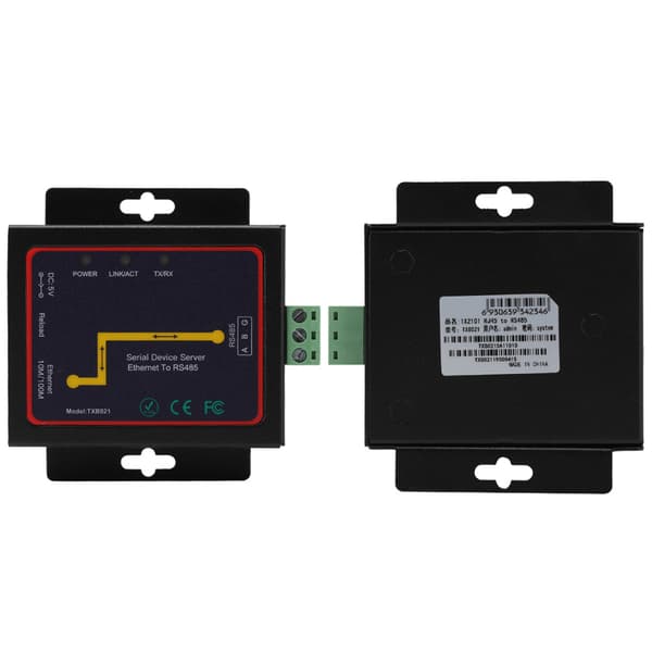 RJ45 til RS485 enkel seriell server med kraftige brikker Smart Loop-overvåking