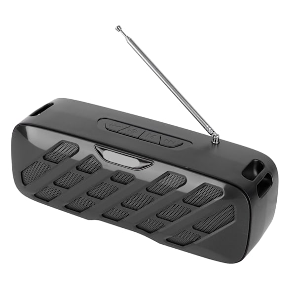 Bluetooth-kaiutin, kannettava subwoofer, langaton korttiradio, musiikkisoitin ulkoilulajeihin, musta