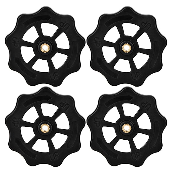 4 st Plattformskruv Stort Vridreglage Nivåmutter för Creality Ender-3/CR-10/10S 3D-skrivare