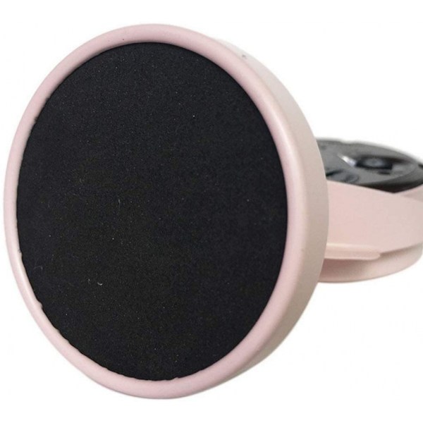 Radioväckarklocka radiofrekvens klocka analog väckarklocka bordsväckarklocka inget tickande ljud - rosa, 6 x 9,5 cm