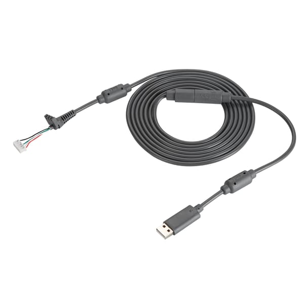 USB 4Pin Gamepad Kabel Udskiftning Wire Breakaway Adapter Til Xbox 360 (Grå)