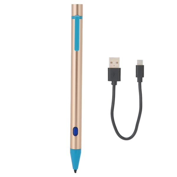 Stylus Capacitance Universal Capacitive Touching Painting Pen för IOS Tablet Guld