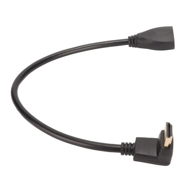 HD Multimedia Interface-förlängningskabel 90 graders vinkel TYP A hane till TYP A hona 1TF 3D 4K HDTV Splitter Switcher
