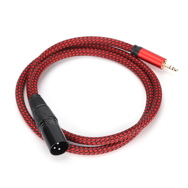 JORINDO XLR-han til 3,5 mm (1/8 tommer) kabel TRS-stik mikrofonforbindelsesledning signalforbindelseskabel JD6038‑1m