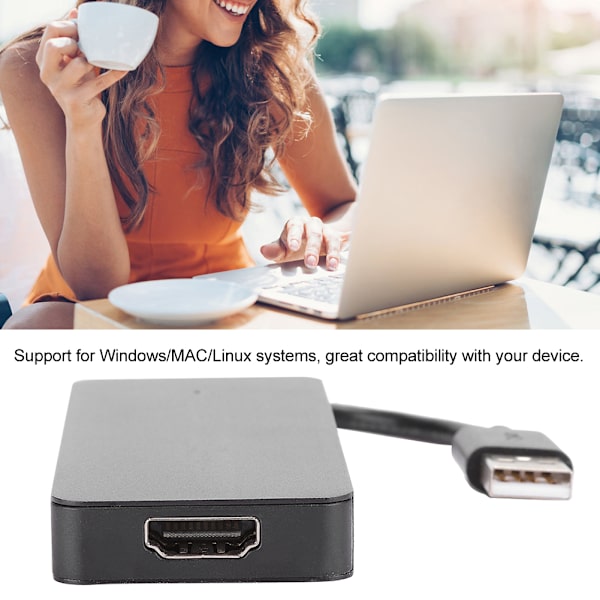 EC311 USB0.0 HDMI videoopptakskort Driver Free Gaming Live Streaming Acquisition Box
