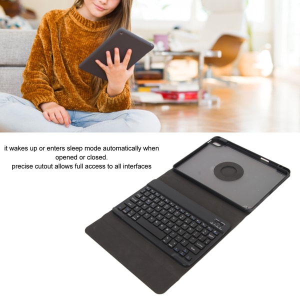 Tablettastatur Magnetisk beskyttende etui Præcise udskæringer Auto Sleep Trådløst tastatur til IOS Tablet Air 4 Air 5 10.9in