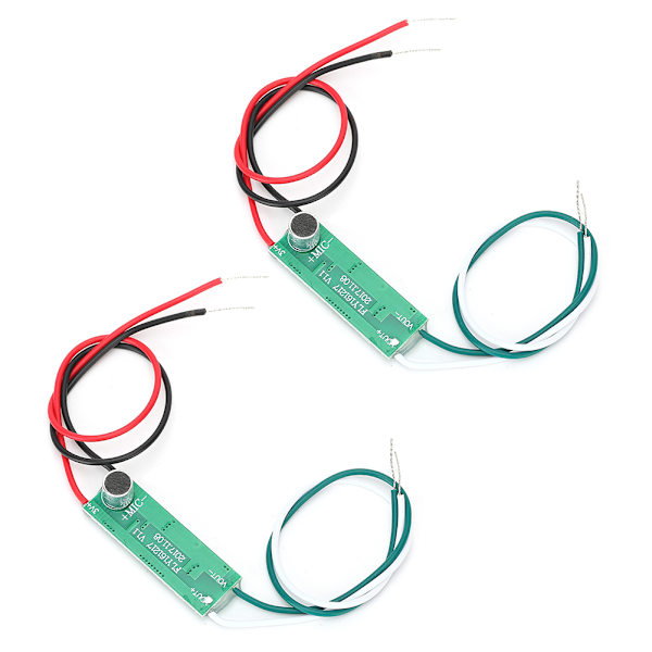 2 st röststyrning 5 sekunder handklapp interaktion trigger timing DIY modul tillbehör