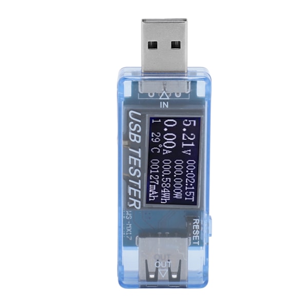 USB-virta-jännite-lataustesteri-virtamittari 8-in-1-digitaalinen näyttö monitoimityyppi C USB-laturin testaaja