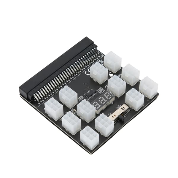 Strömadapter Breakout Board Adapter PCB 12 ATX 2x3Pins Konverter 12V för HP PSU GPU Mining