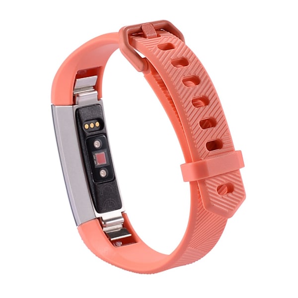 TPU Twill -ranneke, älykäs rannekkeen hihna Fitbit Alta HR:lle (oranssi L)