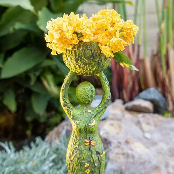 Polyresin T-lys Holder Nurturing Goddess