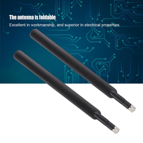2 stk. 4G SMA han LTE signalforstærkerantenne til Huawei B310s/B593s/B315/E5186s router