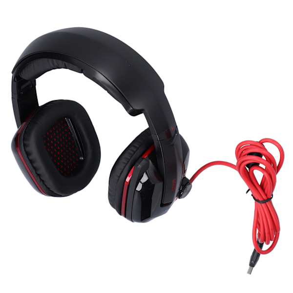 G909 Gaming Hodetelefoner Virtuell 7.1 Stereo Kablet Vibrerende Headset med Mikrofon for PC Datamaskin