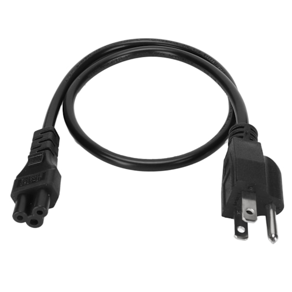0,6 m bærbar computer strømledning Nema 5‑15P han til IEC320 C5 hun bærbar computer strømledning til 3-polet bærbar computer AC-adapter 100‑240V