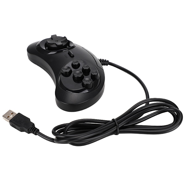 Meget følsom USB-kablet spilhåndtag Vandtæt Gamepad til Sega Game Console Controller