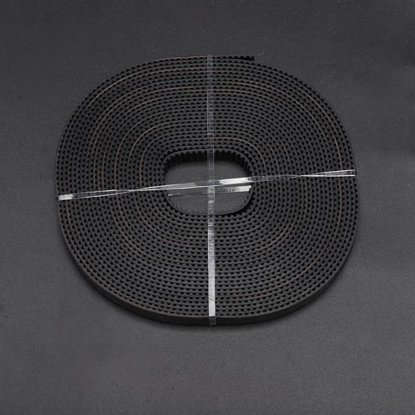 3D-printer tilbehør 2GT tandrem 6mm bredde gummisynkronrem (sort 5m)