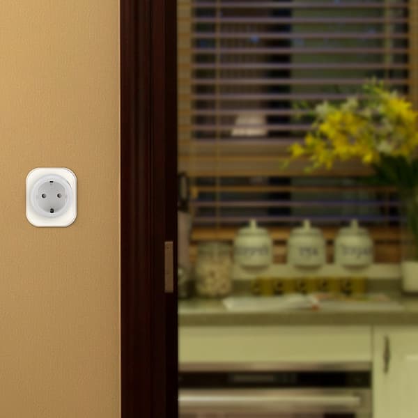 For ZAPO Alexa Brannsikker WiFi Intelligent Socket Smart WiFi Touch Switch