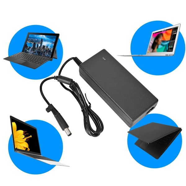 For HP Laptop Strømadapter 19V 4.74A Hurtiglading Bærbar Lader Flernivå Beskyttelse