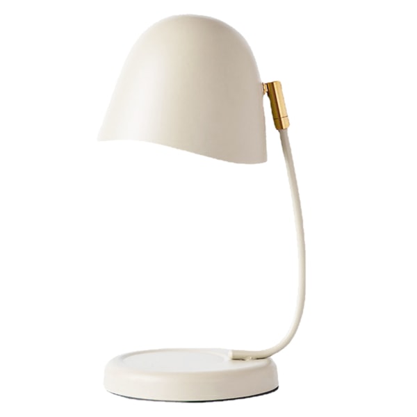 Duftende stearinlysvarmerlampe med lysdæmpere stearinlysvarmer bordlampe Soveværelses sengebord romantisk bordlys CN-stik med EU-måleradapter White