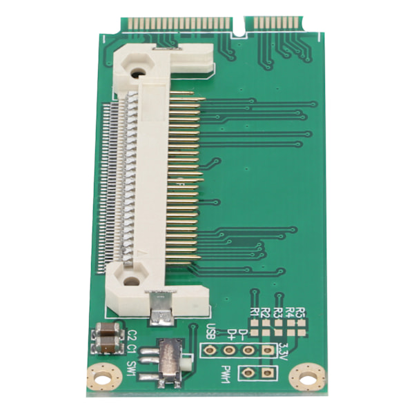 CF-kortkonverterare Bärbar Grön Platta PCIE Riser-kort för Windows3.1/Win7/Win8/Vista NT4/98SE/Linux